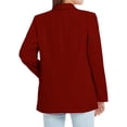 thumbnail image 4 of Girls Long Sleeve Shawl Formal Suit Jacket for Kids Open Front with Inner Pocket - Girls Tops Tees & Shirts, 4 of 8