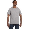 thumbnail image 2 of Hanes TAGLESS Men`s T-Shirt - Best-Seller, M, Light Steel, 2 of 7