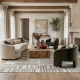 thumbnail image 3 of Rug Branch Maise Abstract Indoor Outdoor Area Rug, Cream Beige, Modern - Entryway, Hallway, Bathroom, and Kitchen, 3 of 7