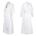 thumbnail image 4 of 2025 Robe Rétro Médiévale de Prêtre Unie Robes pour Femmes à Boutons, 4 of 4