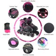 thumbnail image 2 of Patins en Ligne Ajustables avec Roues Lumineuses pour Enfants Garçons Filles Dames, 2 of 8