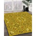 thumbnail image 3 of Ahgly Company Tapis Rond Lavable en Machine Intérieur Transitionnel Bisque Foncé Marron, 5 Pieds Rond, 3 of 7