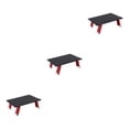 thumbnail image 3 of Transemion Table Pliante en Alliage d'Aluminium Léger Application Large Table de Pique-Nique Pliante Rouge et Noir 3Set, 3 of 6