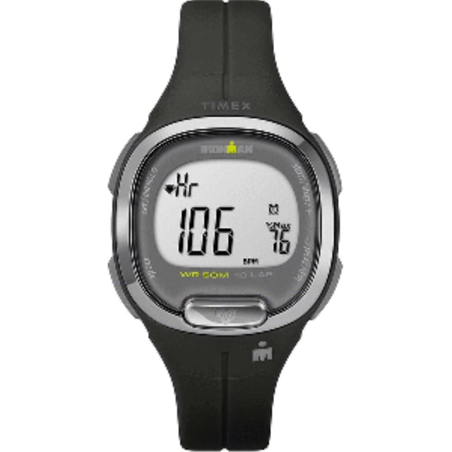 Timex IronmanA Transit+ 33mm Resin Strap Activity & Heart Rate Watch - BlackSilver Tone