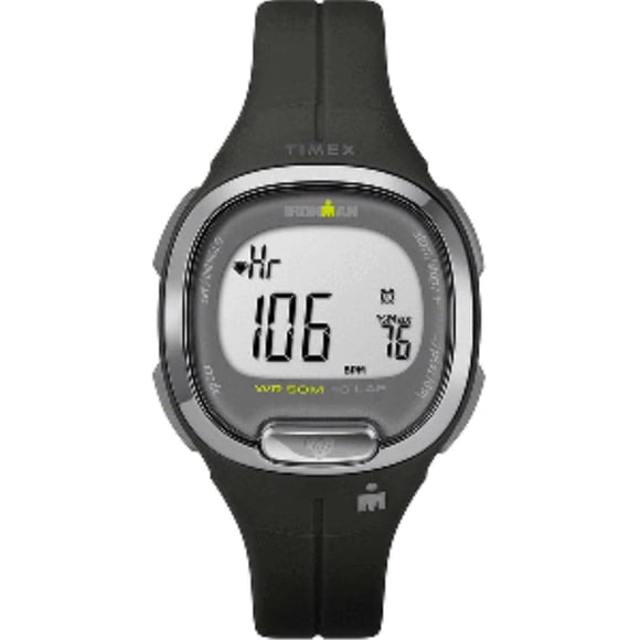 Timex IronmanA Transit+ 33mm Resin Strap Activity & Heart Rate Watch - BlackSilver Tone