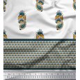 thumbnail image 3 of Soimoi Polyester Crepe Fabric Floral & Leaves Panel Print Fabric by Yard 42 Inch Wide, 3 of 3