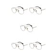 thumbnail image 2 of relayinert Fashionable Polarized Lens Small Square For Trendy Style Materials silver frame C7 5Set, 2 of 6