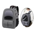 thumbnail image 4 of serony Cat Carrier Backpack Transparent Airline Approved for Outdoor Travel Grey, 4 of 9