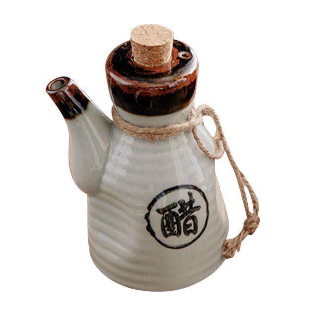 Ceramic Condiment Bottle Japanese Style Oil Pot Ceramic Spice Bottle Home Seasoning Bottle
