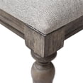 thumbnail image 4 of Highland Park Driftwood Gray Wood Vanity Bench, 4 of 4