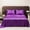 Purple, variant on Uuiauoio Satin Sheets Queen Size Bed , Luxury Soft Silky Sheets for Hair and Skin, Similar to Silk Bed Sheets