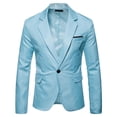 thumbnail image 1 of RXIRUCGD Complets pour Hommes Mode Complet Décontracté Uni pour Homme Veste Ajustée Jeunesse Hauts à Manches Longues pour Hommes, 1 of 4