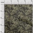 thumbnail image 2 of oneOone Rayon Dark Olive Green Fabric Abstract Floral Craft Projects Decor Fabric Printed By The Yard 56 Inch Wide, 2 of 5