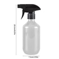thumbnail image 3 of Mist Spray Bottle 300 ml Fine Mist and Stream Adjustable Nozzle Refillable Reusable Plastic Sprayer for Cleaning Solutions Plants, 3 of 6