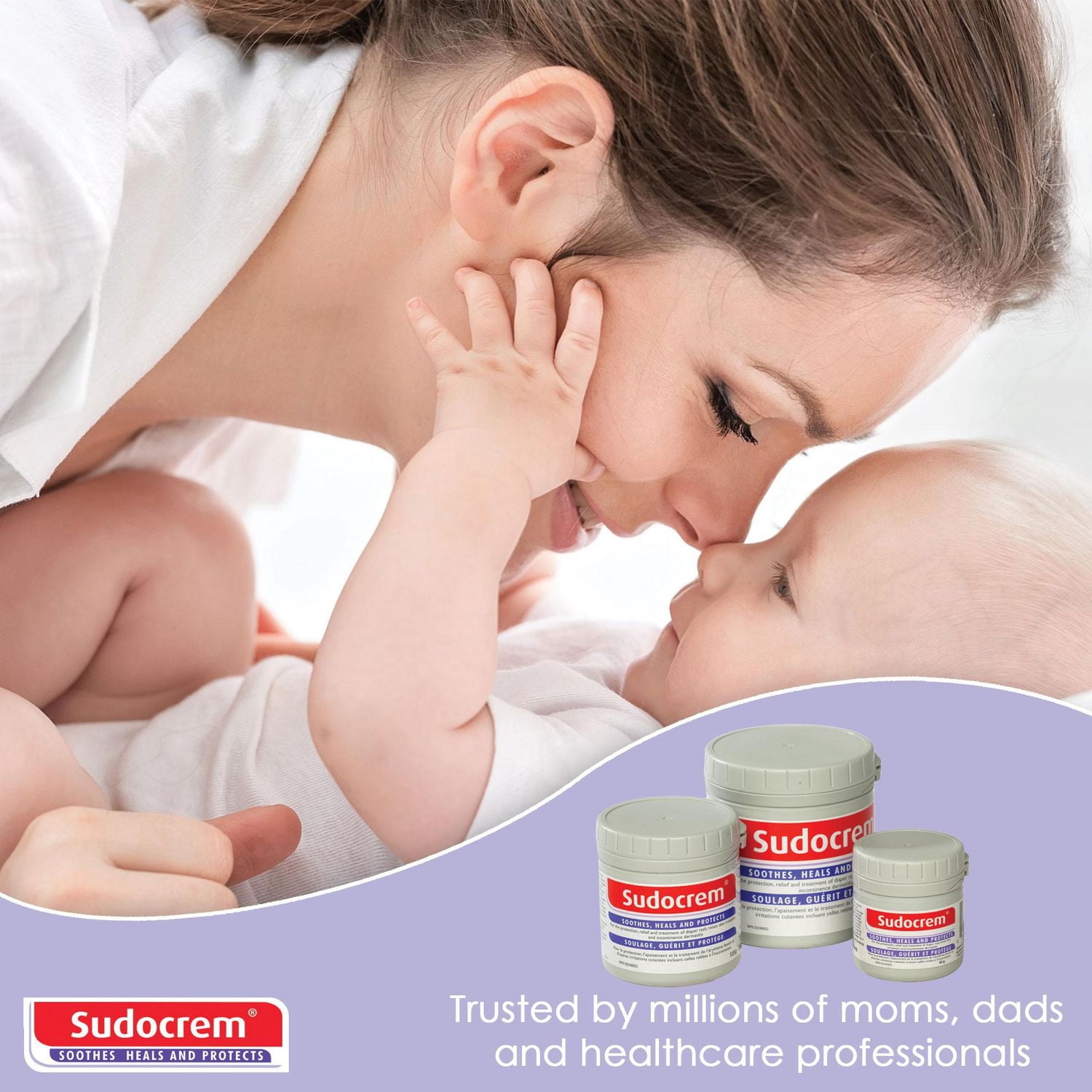 Sudocrem® Diaper Rash Cream - 400 Gram Tub - Diaper Rash | Minor Skin Irritations | Incontinence Dermatitis Cream | All Ages