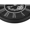 thumbnail image 3 of Monarch Specialties I 9032 - Clocks, 30" Round, Gear Mechanism, Large Oversized, Wall Clock, Black, Transitional, 3 of 4