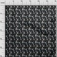 thumbnail image 3 of oneOone Silk Tabby Black Fabric Tropical Sewing Craft Projects Fabric Prints By Yard 42 Inch Wide, 3 of 4
