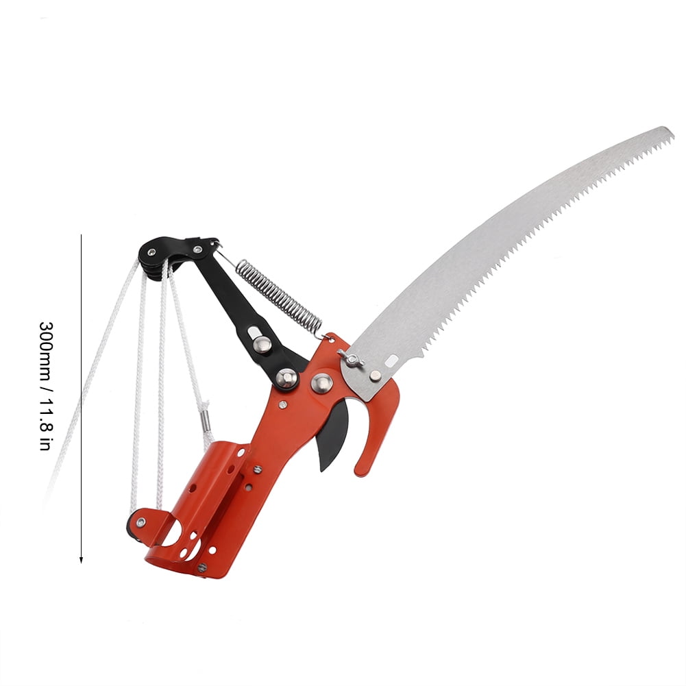 Garden Scissors Pruning Shears, 2 in 1 Outdoor High Branch Scissors Pruning Shears Garden Tools Scissor   Saw, No Rod