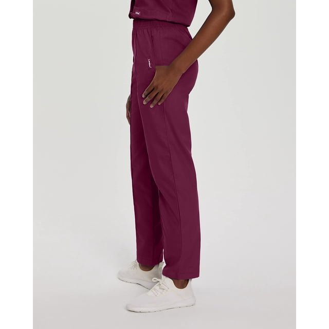 Landau Essentials Pantalon d'Uniforme Médical Coupe Décontractée pour Femmes, Noir, 1 Unité