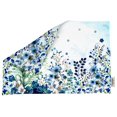 thumbnail image 5 of Vargottam Napperons - Napperon pour Table à Manger, Ensemble de 4 - Serviette en Coton Imprimée et Réversible - Napperons d'Intérieur pour Table de Maison et de Cuisine - Fleurs Aquarelle (Bleu), 5 of 5
