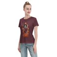 thumbnail image 4 of T-Shirt Basique à Manches Courtes pour Femmes Dragon Ball Little Goku, 4 of 6