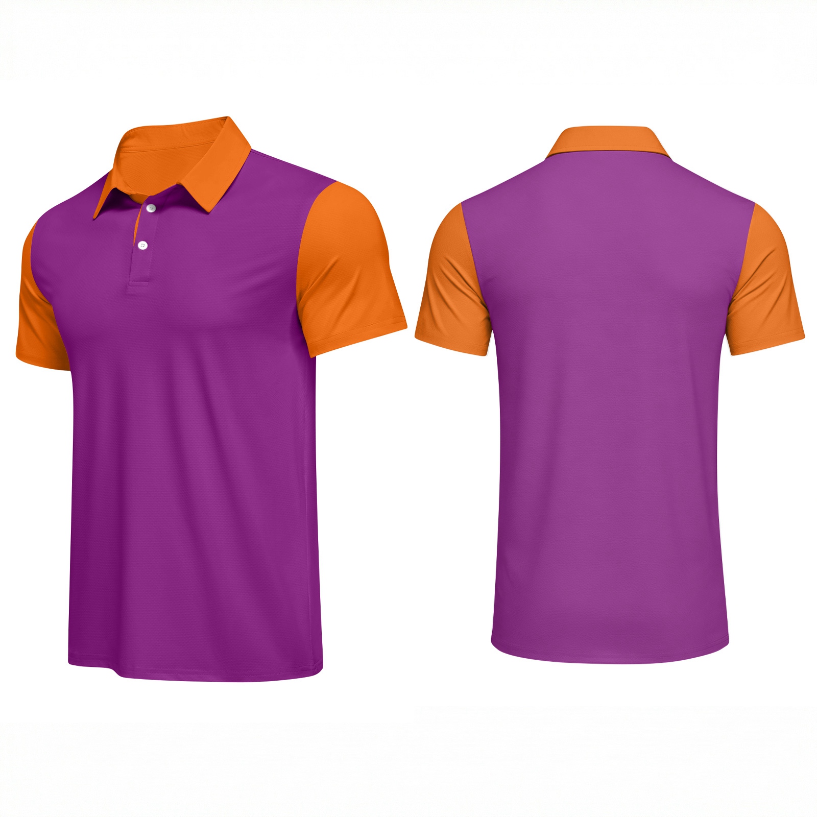 Domuza Men's Golf Shirt Casual Work Comfortable Short Sleeve Lapel