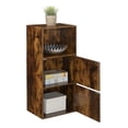thumbnail image 3 of Armoire de Rangement Xtra à Deux Portes avec Tablette, Fini Bois Noyer, 3 of 8