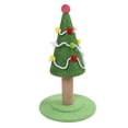 thumbnail image 1 of Christmas Tree Cat Scratching Post, 18.5" / 25.5" Tall Christmas Cat Tree for Indoor Cats with Sisal Rope & Teaser Balls, Interactive Cute Cat Scratcher for Large, 1 of 7