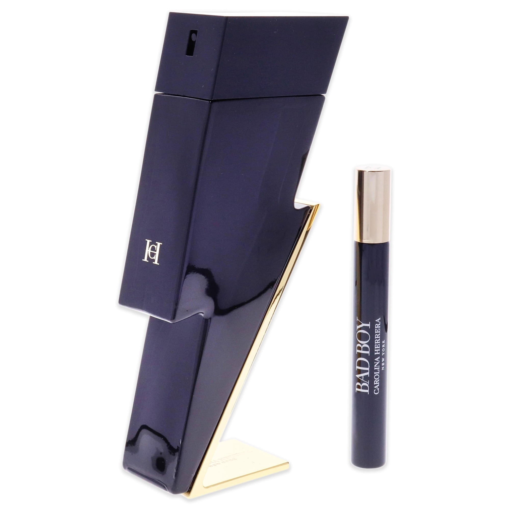 Perfume Carolina Herrera Bad Boy Eau De Toilette 100ml X 2 3.4 Oz + 10ml