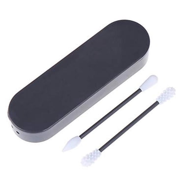 Silicone Cotton Swabs Stick Reusable Portable and Cleanable Ear Q-tip Rough Friction Cotton Swabs