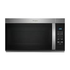 Whirlpool 30 in. W 1.7 Cu. Ft. Over the range Microwave with 900-Watts Cooking Power - Stainless Steel Finish