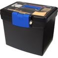 thumbnail image 3 of Storex File Storage Box, with XL Storage Lid, Black/Blue, 2-Pack, 3 of 3