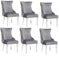 thumbnail image 1 of Plata Import Stonefort Chair in Grey Set of 6 for Dining Area, 1 of 6