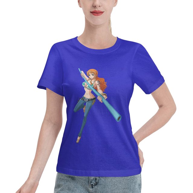 Women's Basic Short Sleeve T-Shirt One Piece Nami