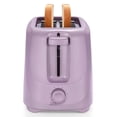 thumbnail image 1 of Mainstays 2-Slice Toaster with 6 Shade Settings and Removable Crumb Tray, Purple, 1 of 8