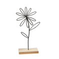 thumbnail image 2 of Desktop Decor Leaf Decor Metal Golden Leaf Ornaments And Base Modern Simple Gold Leaf Table Sculpture For Living Room Bedroom Bookshelf Desktop Decoratio, 2 of 4