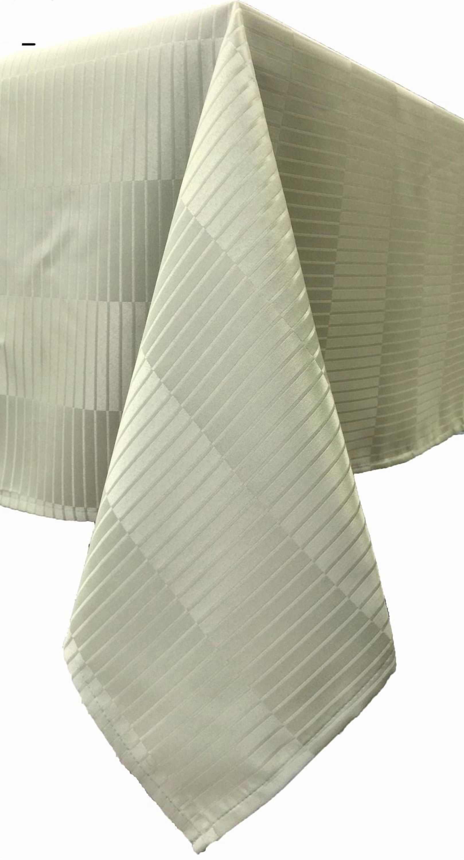 Fabstyles Premium Stripe Spill-Proof Tablecloth