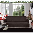 thumbnail image 2 of Housse de Canapé Réversible Protecteur de Meubles avec Sangles Élastiques pour Animaux Enfants Chien Chat (XX Grand, Chocolat/beige), 2 of 8