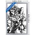thumbnail image 2 of Marvel Sketch - Group Wall Poster, 14.725" x 22.375" Framed, 2 of 4