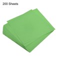 thumbnail image 3 of Unique Bargains 200 Sheets 6x6 Inch Origami Paper Double Sided Green Square Sheet for Art Craft Project, Beginners, 3 of 5