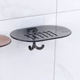 thumbnail image 5 of SuChun Spoon And Lid Rest Bathroom Soap Dish Storage Holder Rack Soapbox Plate Tray Drain Gray, 5 of 5