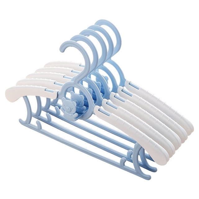 Big Sale ! Huayishang Home Textile Storage,Storage Case,5 Hangers for Children'S Clothes, Increasing, Space Saving, Non-Slip, for Babies