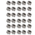 thumbnail image 1 of Dreadlocks Beads, Retro Durable 30pcs Beard Beads DIY  For Hair Braiding Bracelet, 1 of 8