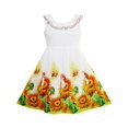 thumbnail image 1 of Robe Fille Tournesol Jardin Col Rabattu Sans Manches 4 Ans, 1 of 4
