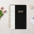 thumbnail image 5 of Meitianfacai 2025 Calendar Notepad English Calendar A5 Calendar This Coil Book, Black, 5 of 5