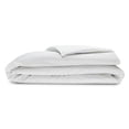 thumbnail image 1 of Sleepgram Housse de Couette Zippée en Coton Supima 400 Fils, Grand Lit, Blanc, 1 of 8