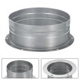 thumbnail image 2 of 6 Inch Duct Connector Flange Metal Straight Pipe Exhaust Hose Flange, 2 of 8