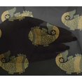 thumbnail image 4 of oneOone Tissu en Mousseline de Viscose, Tissu à Imprimé Bloc de Poissons, BTY, 42 Pouces de Large, 4 of 4