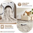 thumbnail image 4 of x Area Rug Living Room Rugs Washable Neutral Modern Abstract Soft Thin Large Rug Indoor Floor No Slip Rug Carpet for Bedroom Under Dining Table Home Office Decor Grey, 4 of 9