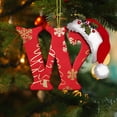 thumbnail image 4 of LSLJS 26 Letters Christmas Tree Decoration Pendant Christmas Tree Ornaments Personalized DIY Christmas Ornaments Christmas Decorations Xmas Tree Hanging Decor, 4 of 5